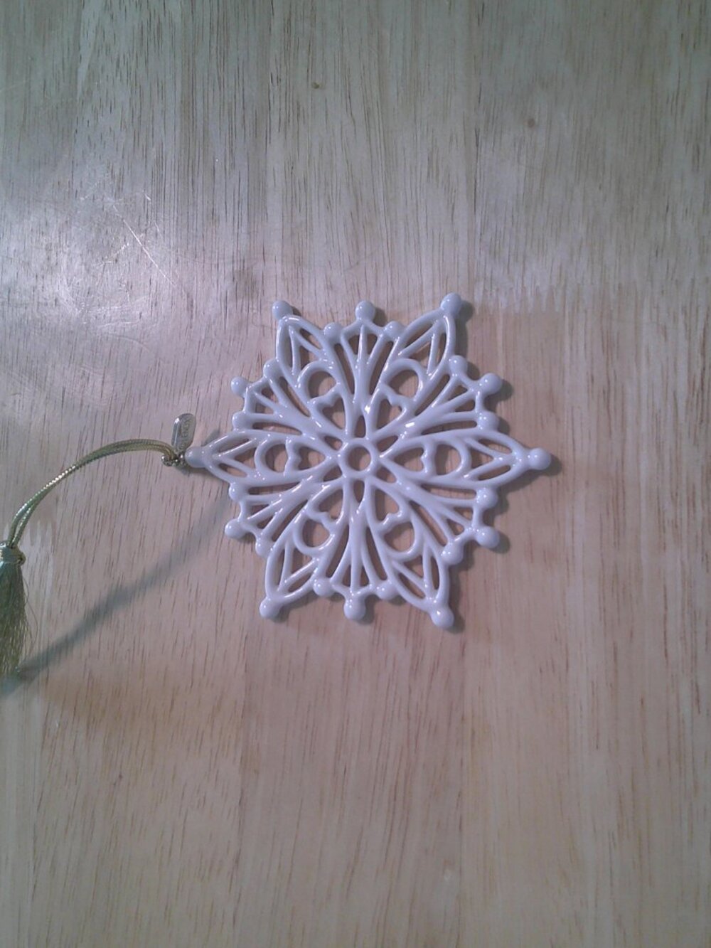 Lenox porcelain star ornament 2020 NEW in box - Picture 4 of 4